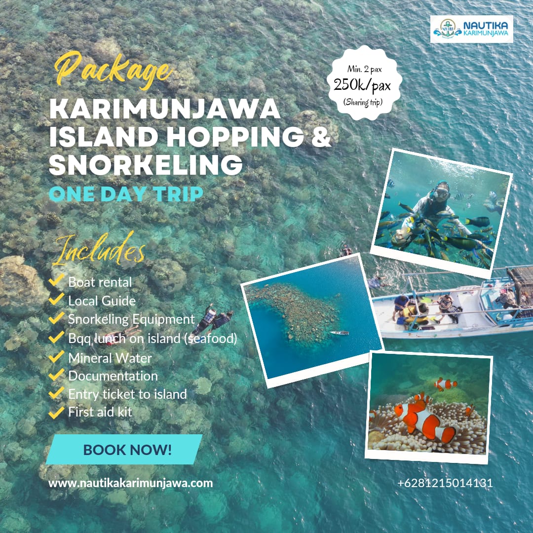Package karimunjawa island hopping & snorkeling