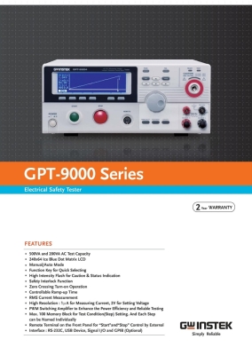 GW Instek GTP-9904 AC/DC Withstanding Voltage