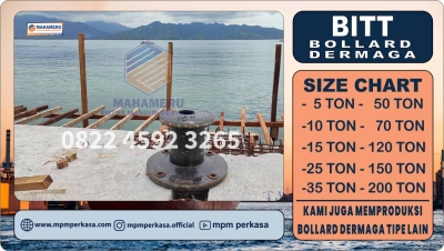 Bollard Kapal Dermaga - Agen Bitt Bollard Kapasitas 35 Ton di Wilayah Bengkulu