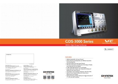 GW Instek GDS-3502 500MHz, 2 Channels Digital Storage Oscilloscopes