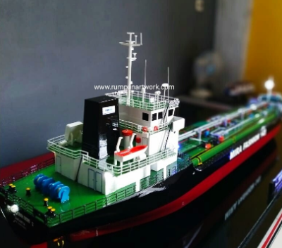 Miniatur Kapal Tanker ANUGERAH DEWI
