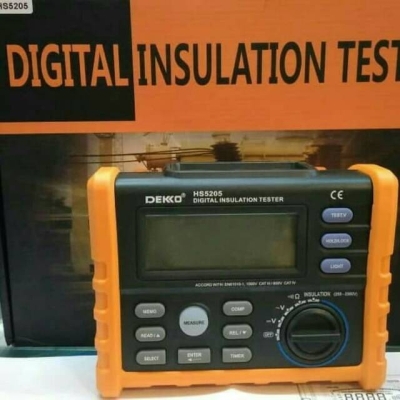 Jual DEKKO HS5205 Digital Insulation Tester / Megger 2500V