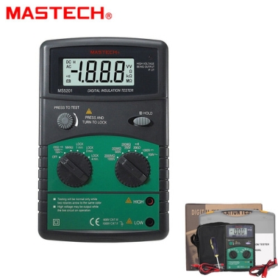 Jual MASTECH MS5201 Digital Insulation Resistance Tester Megger Sound