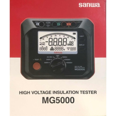 Jual Sanwa MG5000 High Voltage Digital Type Insulation Tester