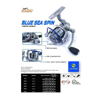Reel Pancing DAIDO BLUE SEA SPIN DNB 3000