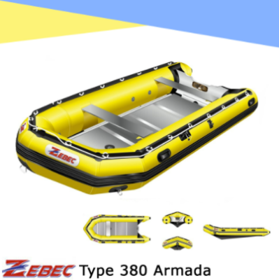 Perahu Karet Zebec Rescue 380 Armada