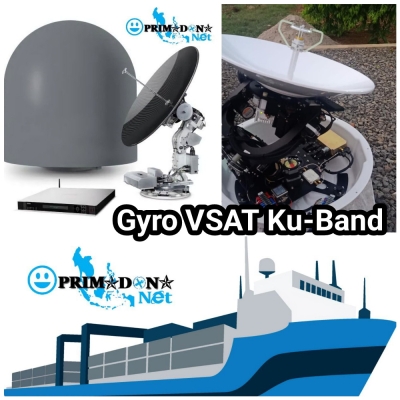 PRIMADONA Net Support Perangkat Internet Satelit VSAT Gyro - VSAT Auto Tracking - VSAT Maritim - VSAT Kapal Laut