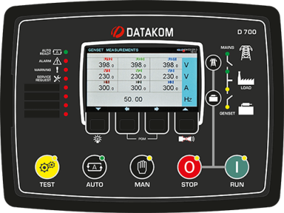 DATAKOM D-700 AUTO LEARNING SYNCHRONIZATION CONTROLLER MODUL LCD