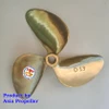 Propeller / Baling-baling kapal Kuningan ukuran D13 | Asia Propeller - 1 inch