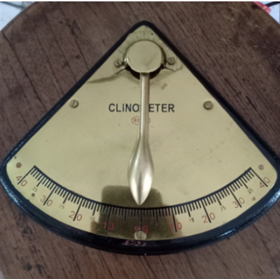 Clinometer Kapal Alat ukur Kemiringan Kapal Clinometer marine Kuningan