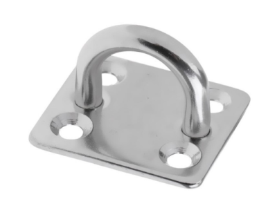 Square Eye Plate 8mm Stainless 316 / Cantolan stainless