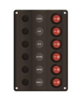 Switch Panel 10026-BK / Panel distribusi kapal/ Panel dashboard kapal
