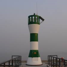Marine navigasi light ( Tower/Menara Fiber 10 meter )