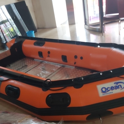 Perahu karet rescue OCEAN 380 6 orang - Perahu Karet
