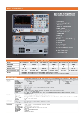 GW Instek MDO-2202EX 200MHz, 2Channel Mixed-Domain Oscilloscope,Spectrum Analyzer, Dual Channel 25MHz AWG