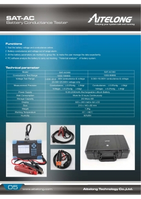Aitelong SAT-AC650 Battery Conductance Tester