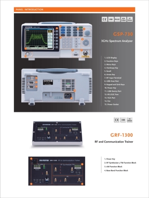GW Instek GSP-730 150kHz – 3GHz Spectrum Analyzer