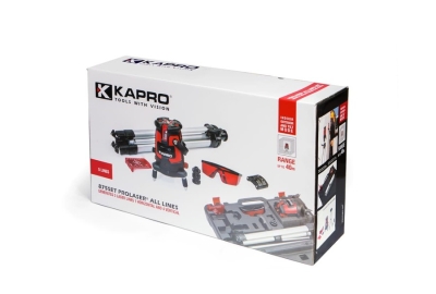 Kapro 875 Crossline Laser Level 4V1H1Dot