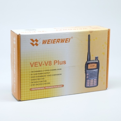 WEIERWEI VEV-V8 Plus VHF Two-Way Portable Radio