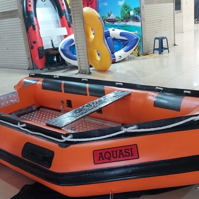 Perahu Karet AQUASI 380 PVC Kapasitas 7 Orang