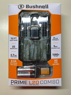 Bushnell 119930CWM Prime L20 Low Glow Tree Bark Camo Trail Camera