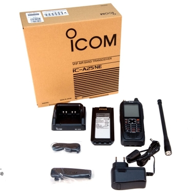 ICOM IC-A25NE Aviation VHF Handheld Air Band Transceiver