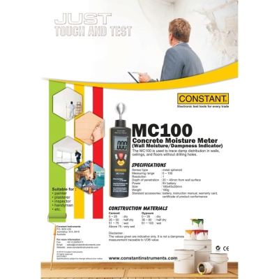 CONSTANT MC100 Concrete Moisture Meter - MC 100
