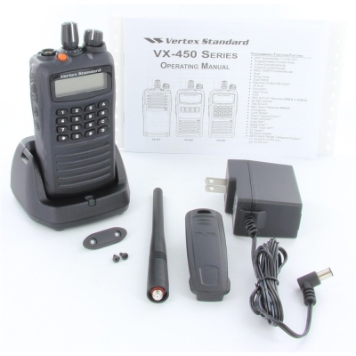 Vertex Standard VX-459 UHF Portable Analog Two-Way Radio