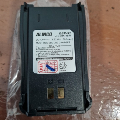 Battery HT Alinco EBP-92 DJ CRX5 CRX1 CRX3 ORIGINAL